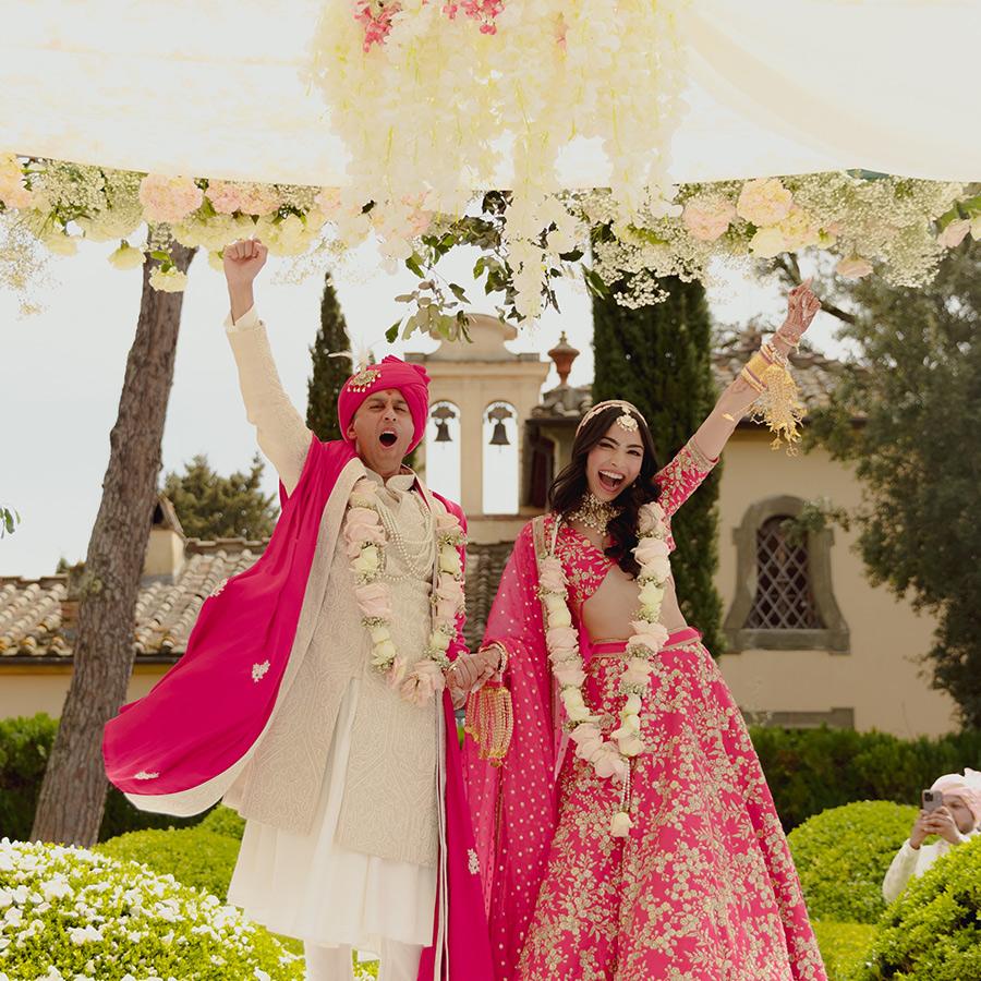 Beach mandap at a Sri Lanka destination wedding planned from Delhi